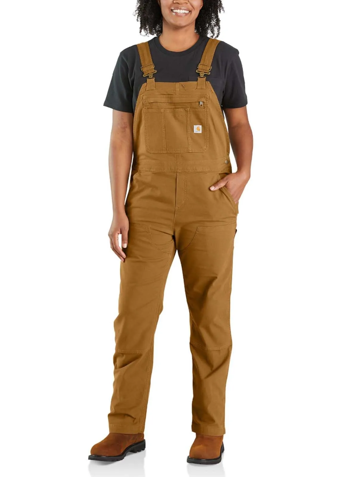 102438&#x20;Women&#x27;s&#x20;Bib&#x20;Overall&#x20;Duck&#x20;Canvas&#x20;Crawford&#x20;-&#x20;Carhartt&#x20;Brown&#x20;211-M