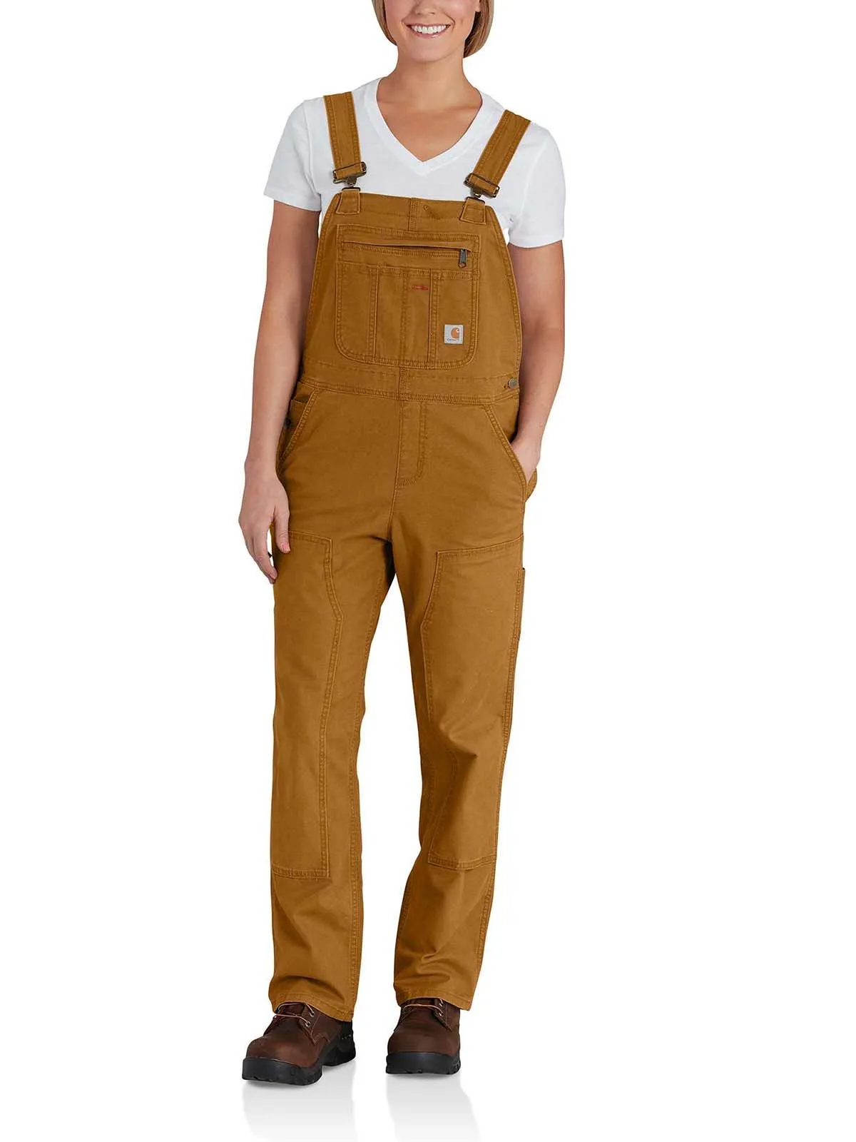 102438&#x20;Women&#x27;s&#x20;Bib&#x20;Overall&#x20;Duck&#x20;Canvas&#x20;Crawford&#x20;-&#x20;Carhartt&#x20;Brown&#x20;211-M