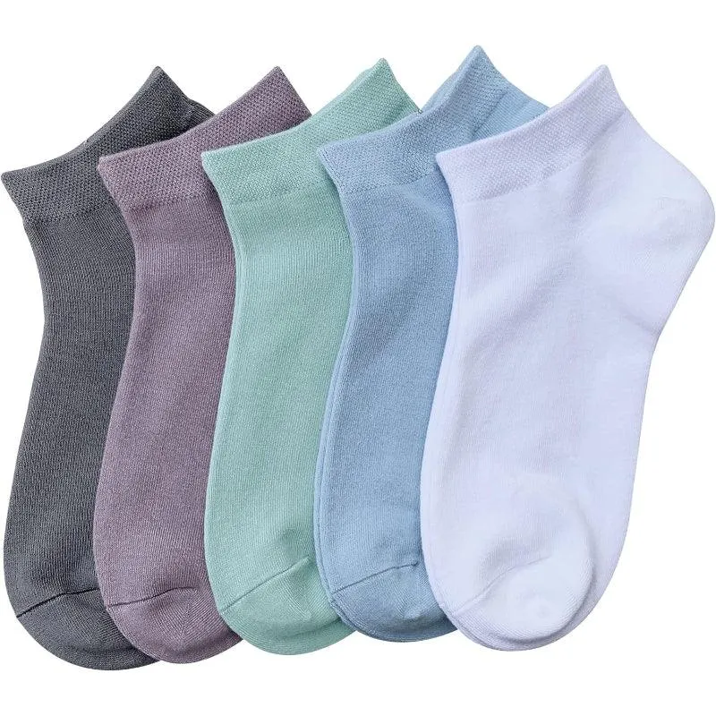 5 Pack Bamboo Antimicrobial Socks