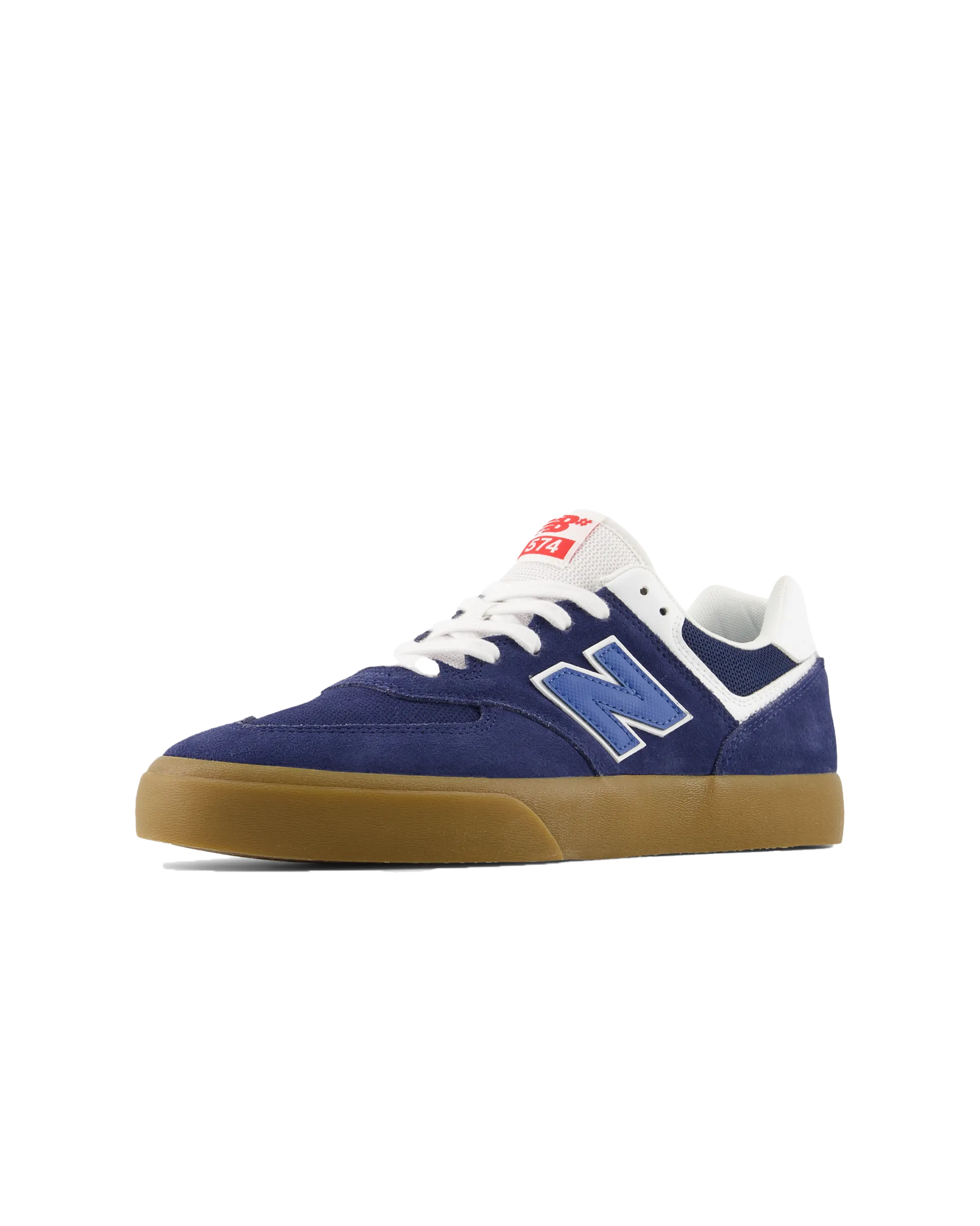 574 Vulcanized Shoes in Navy & Gum