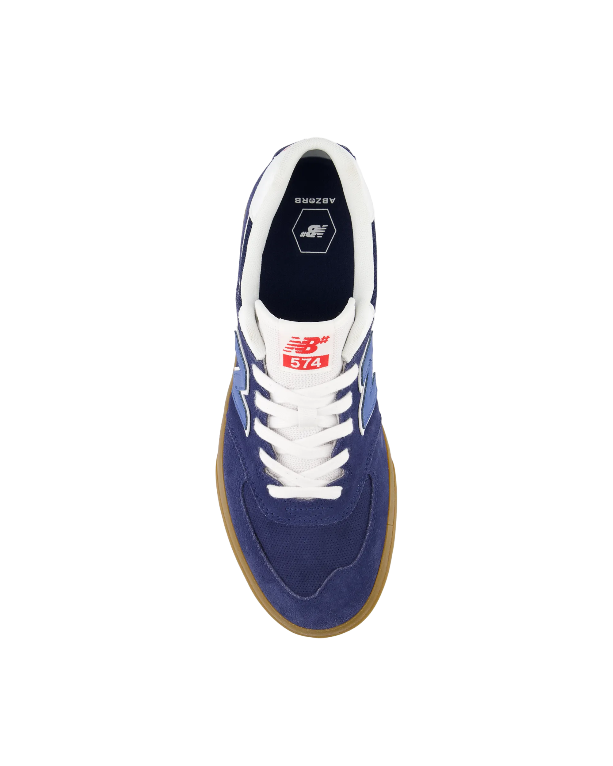 574 Vulcanized Shoes in Navy & Gum