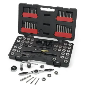 75 Piece GearWrench Tap and Die Set SAE and Metric KDT3887