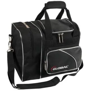 900Global 1 Ball Single Deluxe Tote Bowling Bag Black