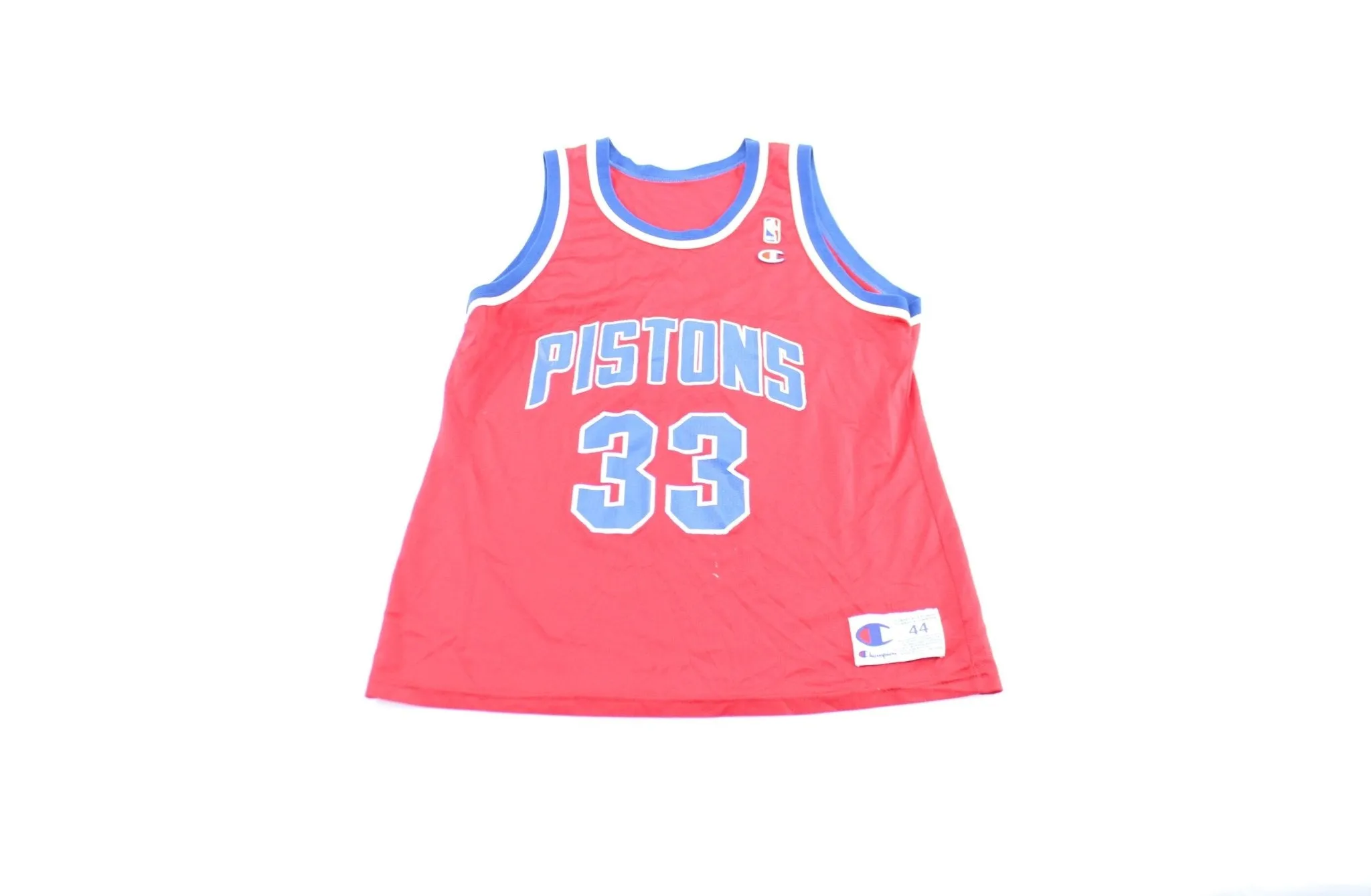 90's Champion Embroidered Logo Detroit Pistons Grant Hill Jersey