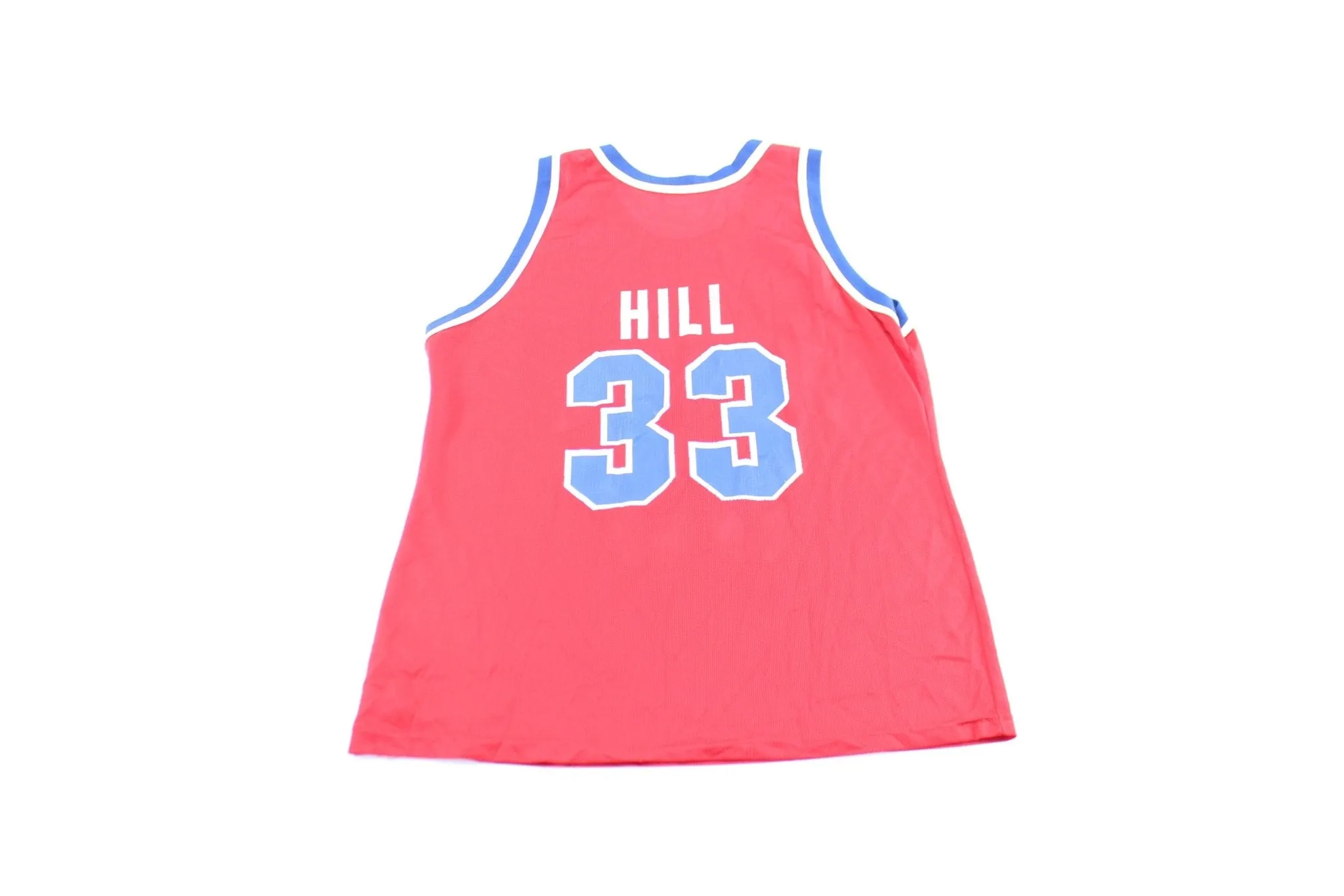 90's Champion Embroidered Logo Detroit Pistons Grant Hill Jersey