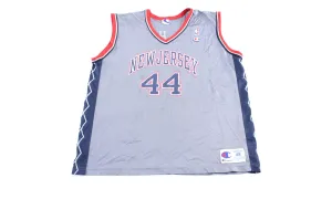 90's Champion Embroidered Logo New Jersey Nets Keith Van Horn Jersey