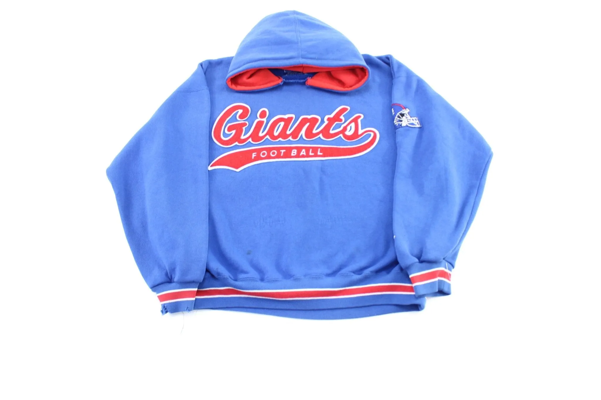 90's New York Giants Embroidered Starter Pullover Hoodie