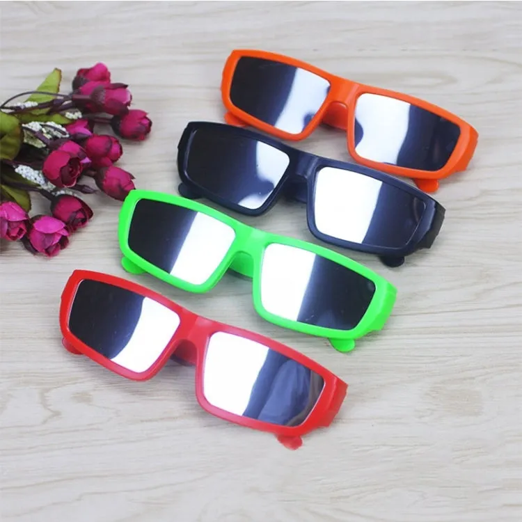 ABS Frame Solar Eclipse Glasses Eye Protection Safe Solar Viewer(Green)