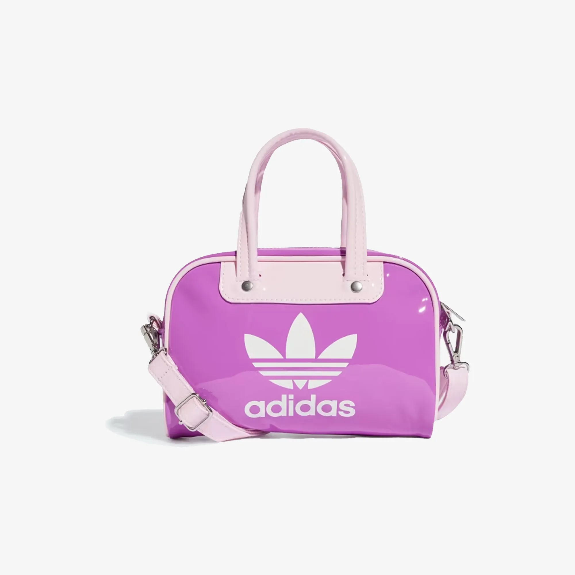 ADIDAS ORIGINALS | ADICOLOR MINI BOWLING BAG { PURPLE BURST/WHITE