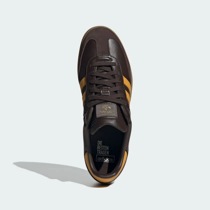 Adidas "Samba OG" Men's Sneakers - Dark Brown / Preloved Yellow / Gum - (*Excluded from Free Shipping)