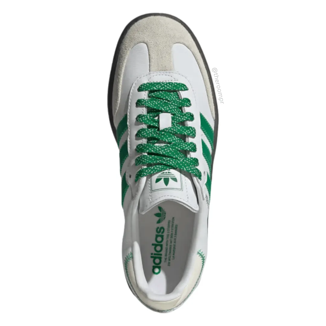 Adidas Women's "Sambae" Shoes - Cloud White/Green - Excluded from Free Shipping*