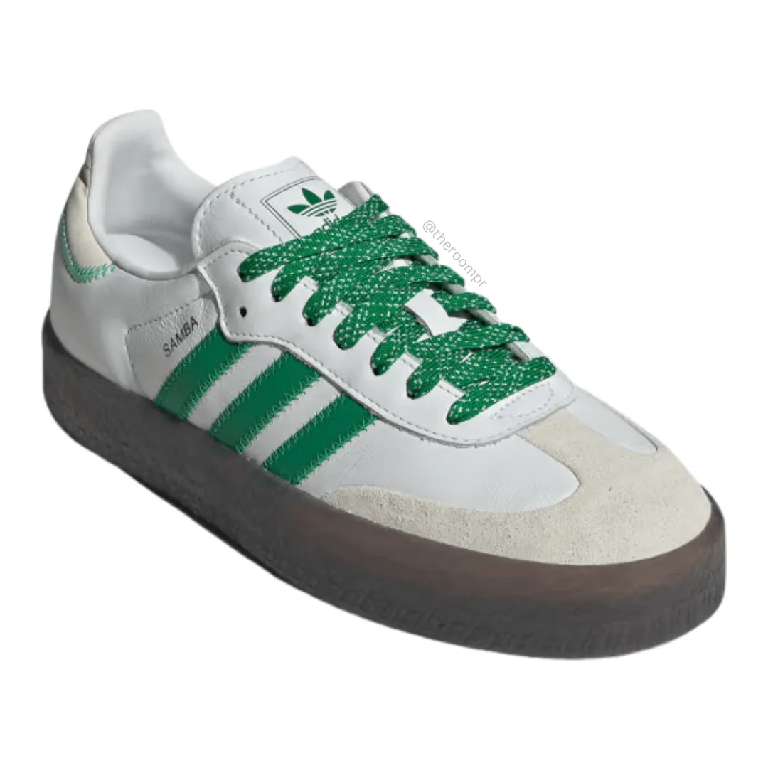 Adidas Women's "Sambae" Shoes - Cloud White/Green - Excluded from Free Shipping*