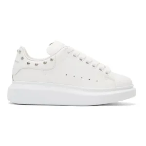 Alexander Mcqueen White Studded Oversized Sneakers