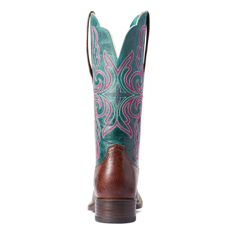 'Ariat' Women's Primera Stretch - Brown / Teal