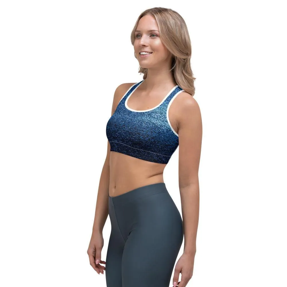 Azure Sports Bra