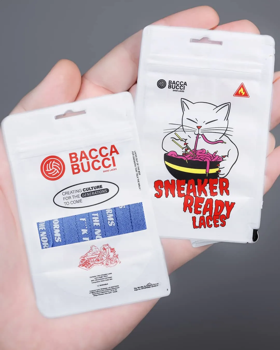 Bacca Bucci "F***K THE NORMS" Sneaker Laces