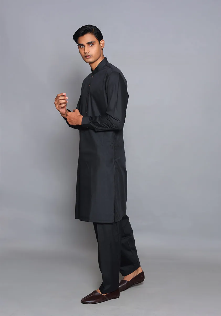 Basic Poly Viscose Maluki Tap Shoe Slim Fit Suit