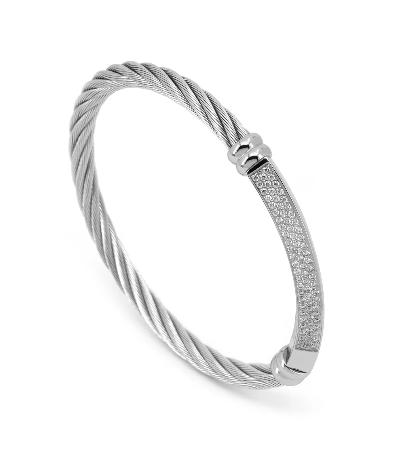 Better Half Bangle Silver