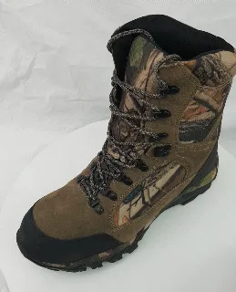 BISON SUEDE LEATHER CAMO WATERPROOF BOOTS