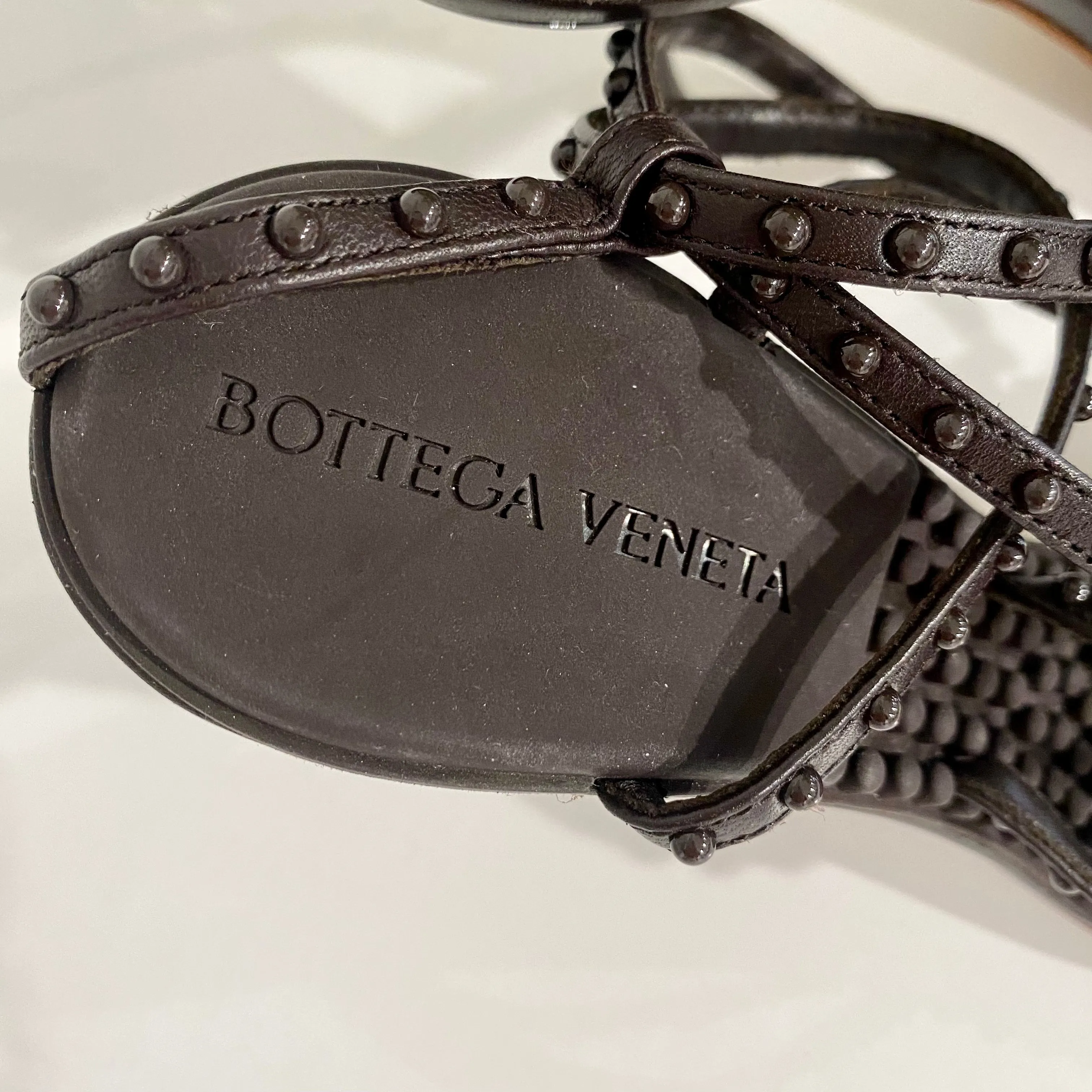 Bottega Veneta Dot Stud Sandals