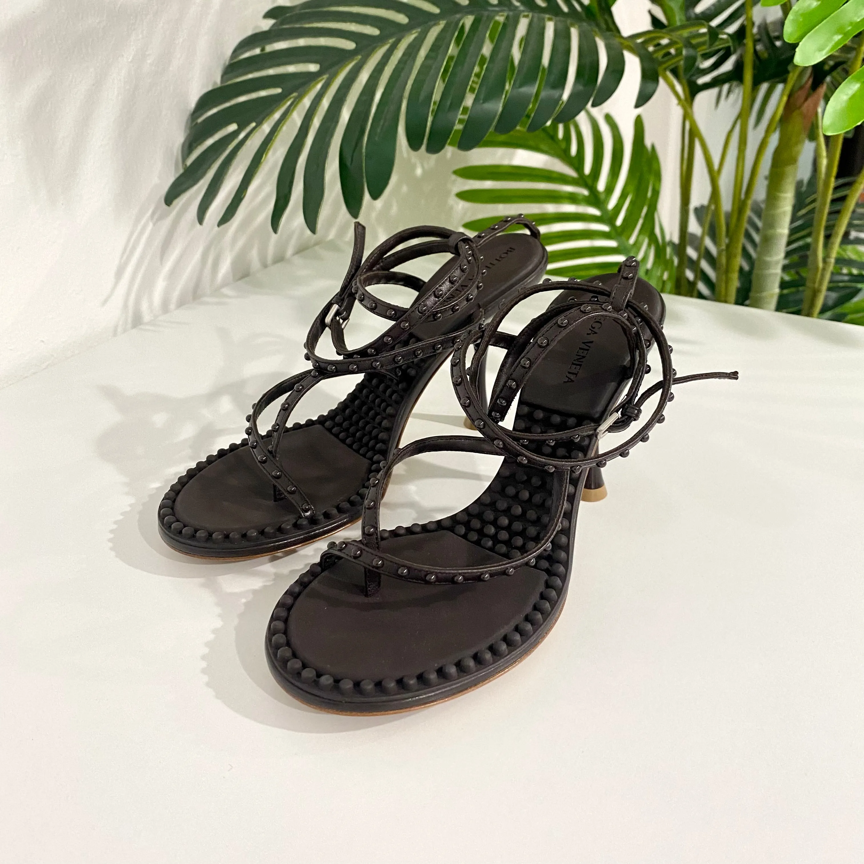 Bottega Veneta Dot Stud Sandals