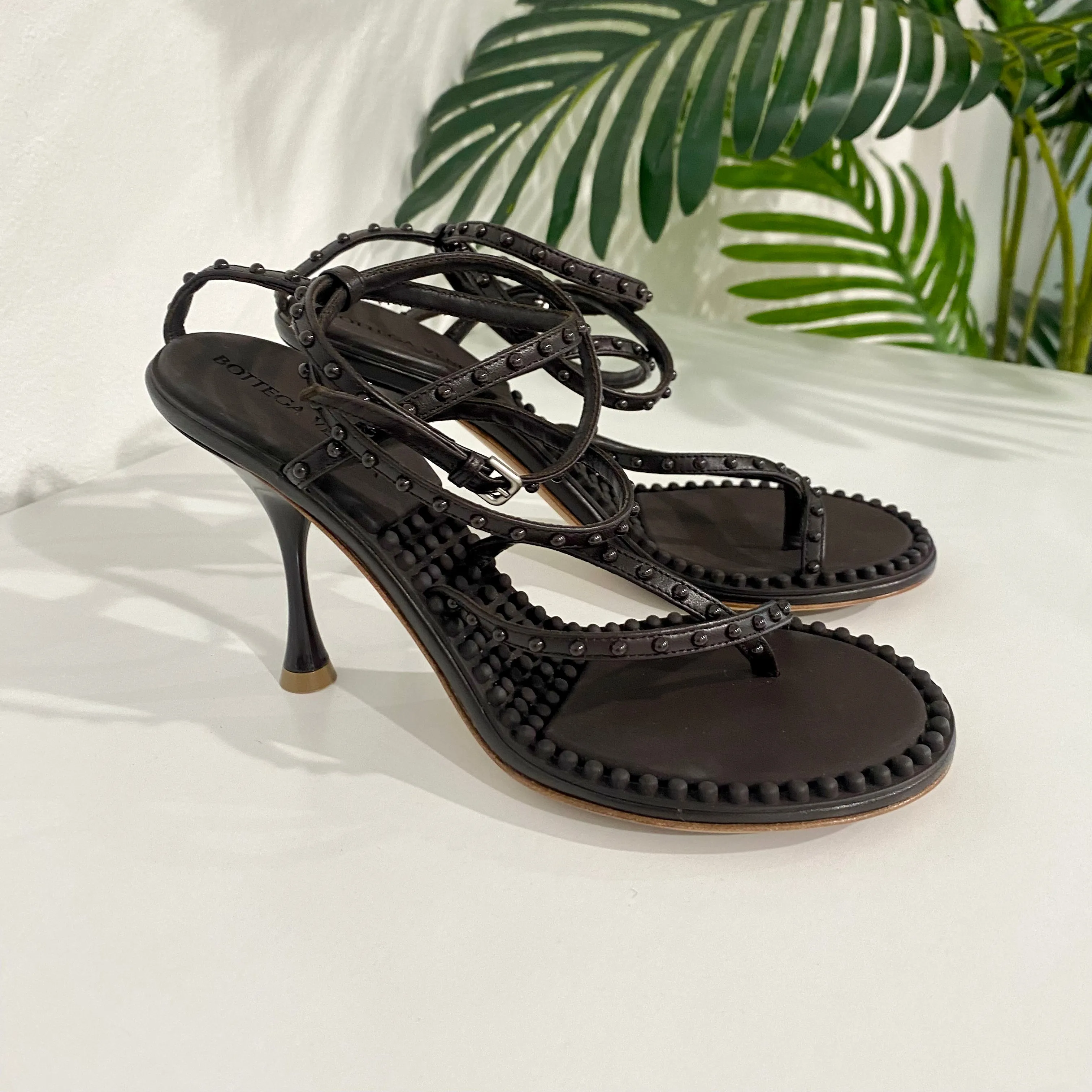 Bottega Veneta Dot Stud Sandals