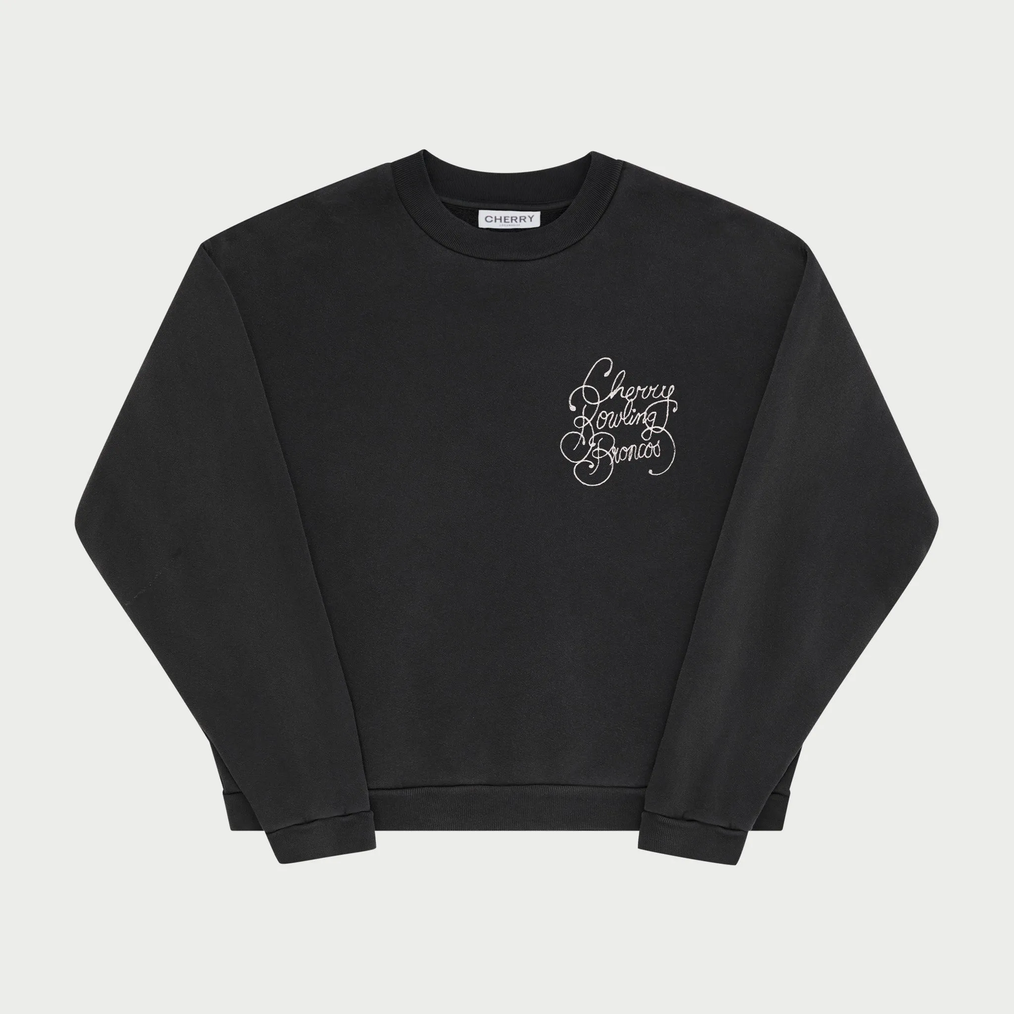 Bowling Broncos Crewneck (Black)