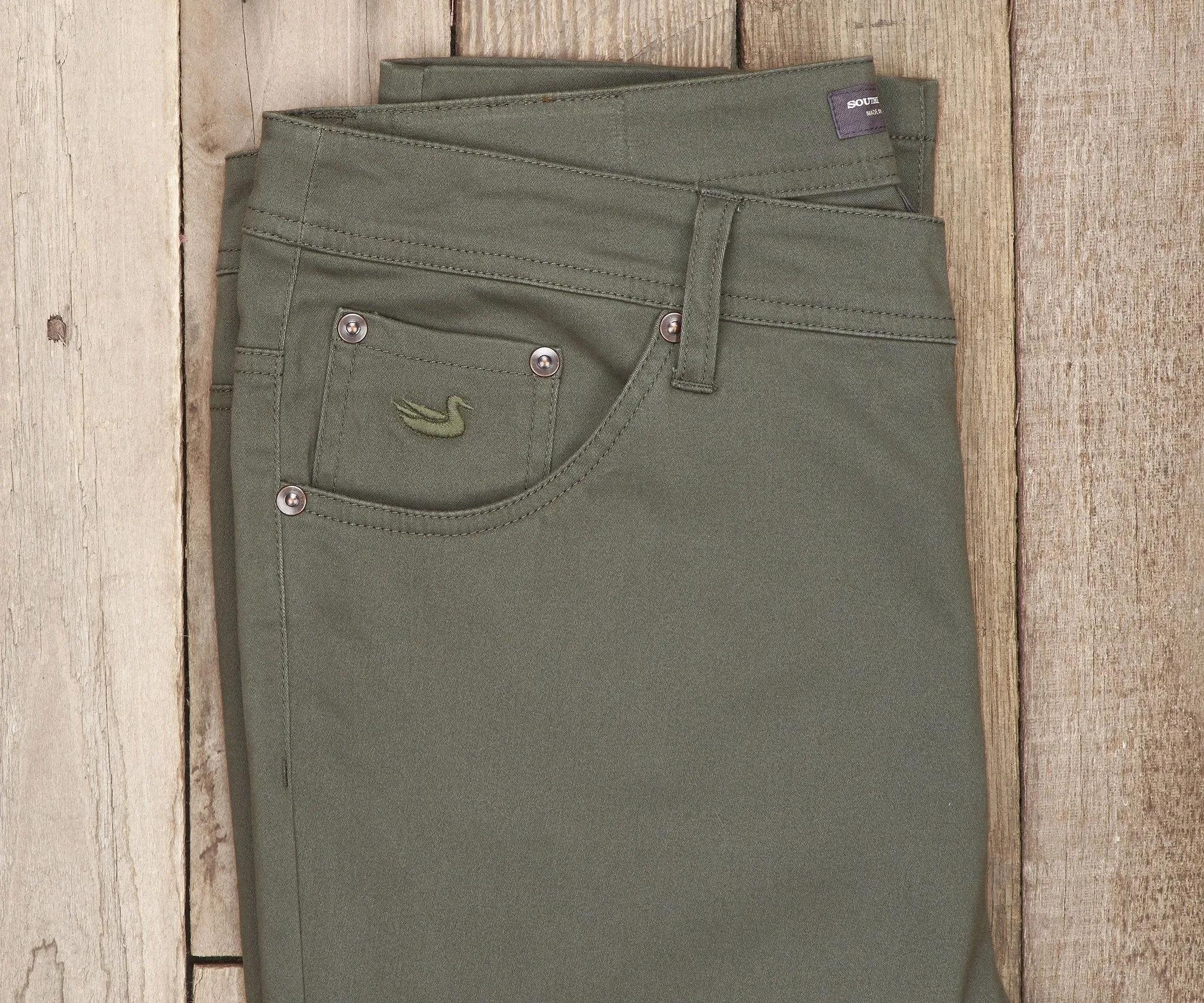 Brazos Stretch Twill Pant - Dark Green