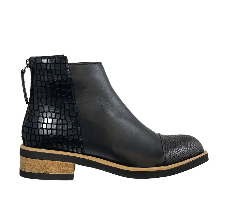 BRESLEY DUCK BLACK CROC