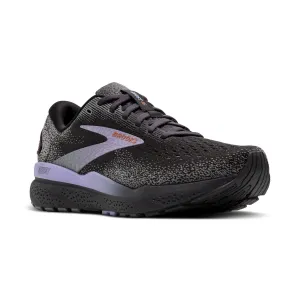 Brooks Women's Ghost 16 Running Shoe - Ebony/Lavender/Copper 1204071B093