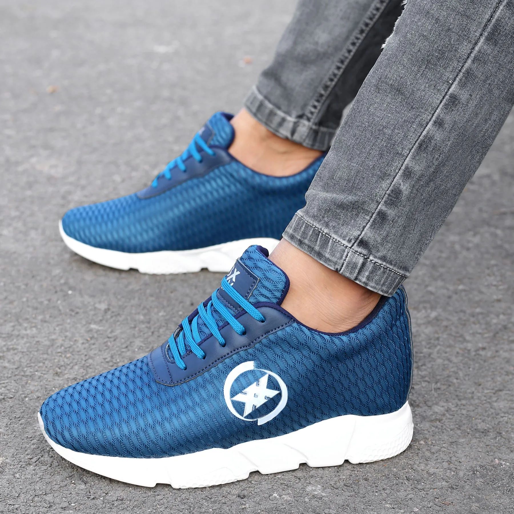 BXXY 3 Inch Hidden Height Increasing Light Weight Sport Shoes For Men