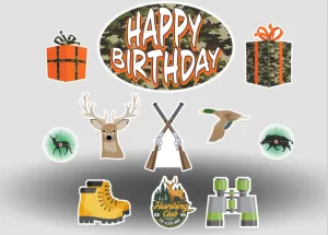 Camo Birthday Lawn Sign Rental