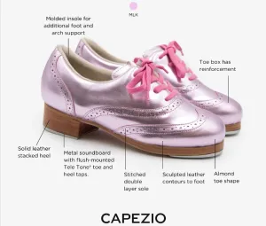 Capezio - LIMITED EDITION Roxy Tap Shoe - Adult (960F) - Light Pink