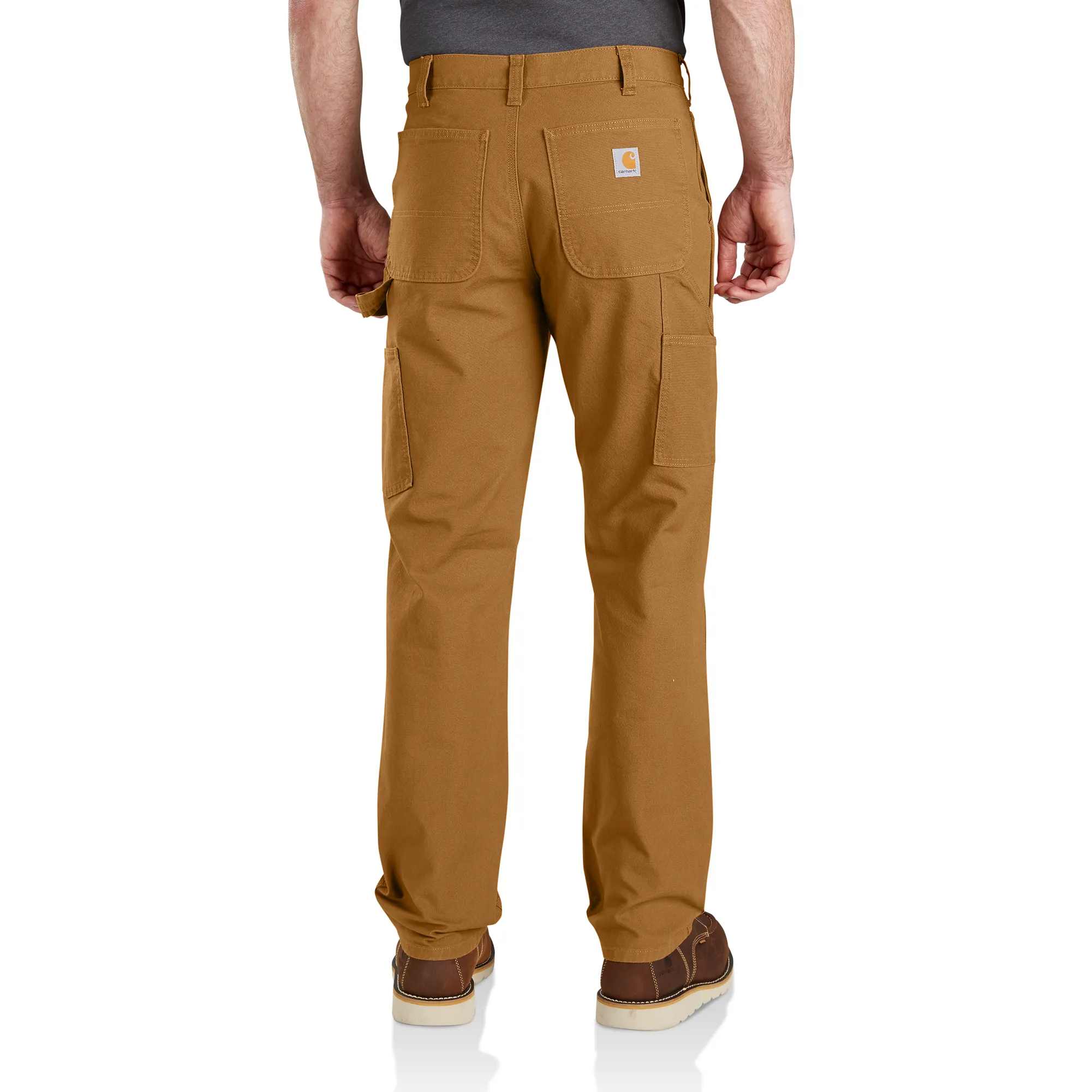 Carhartt Men's Rugged Flex® Relaxed Fit Duck Utility Work Pant -Dark Coffee