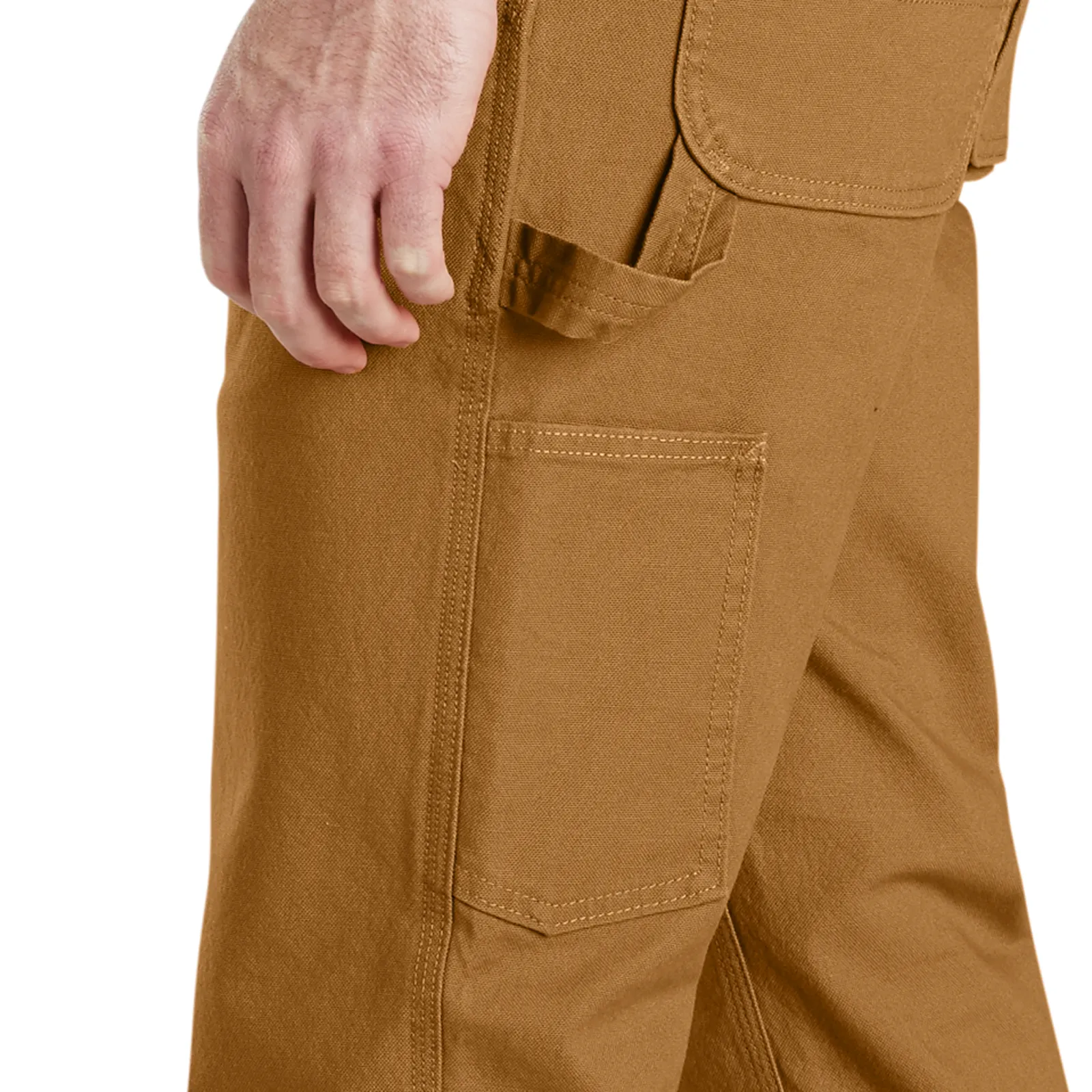 Carhartt Men's Rugged Flex® Relaxed Fit Duck Utility Work Pant -Dark Coffee