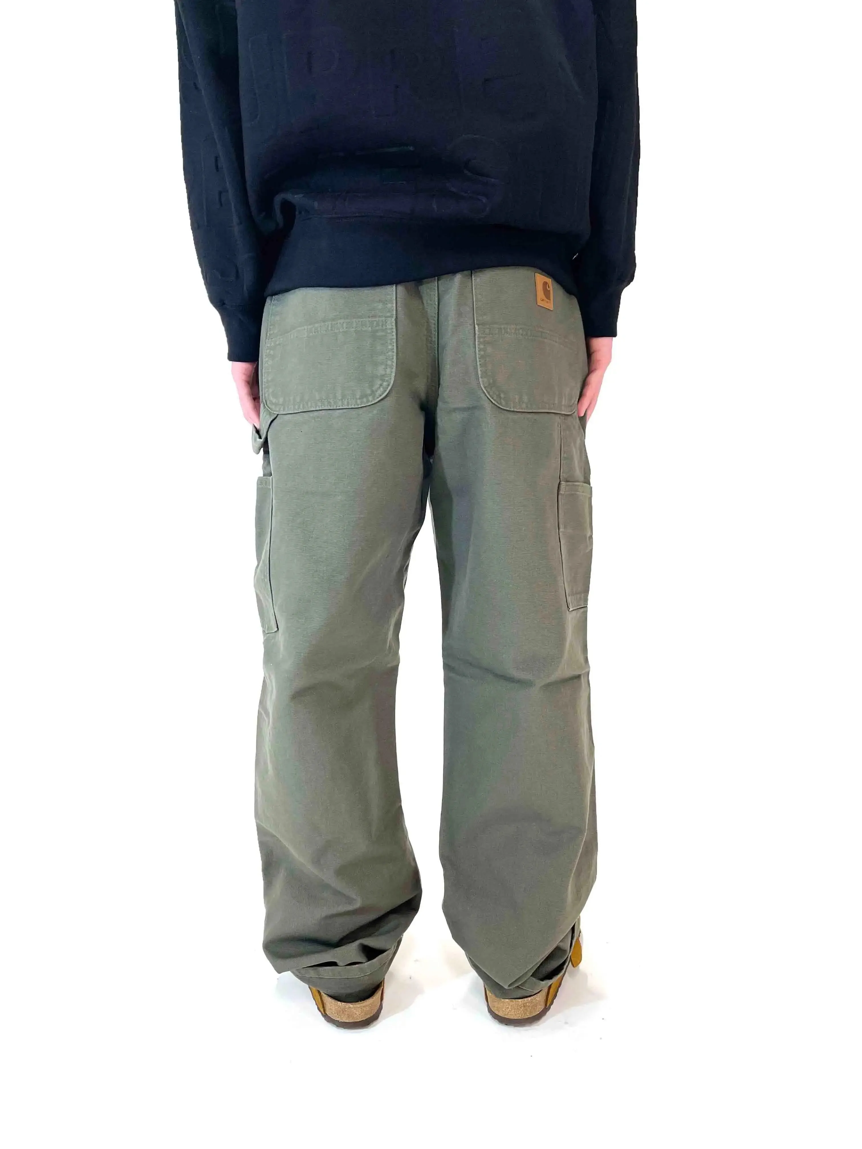 Carhartt Washed Loose Fit Pant Moss