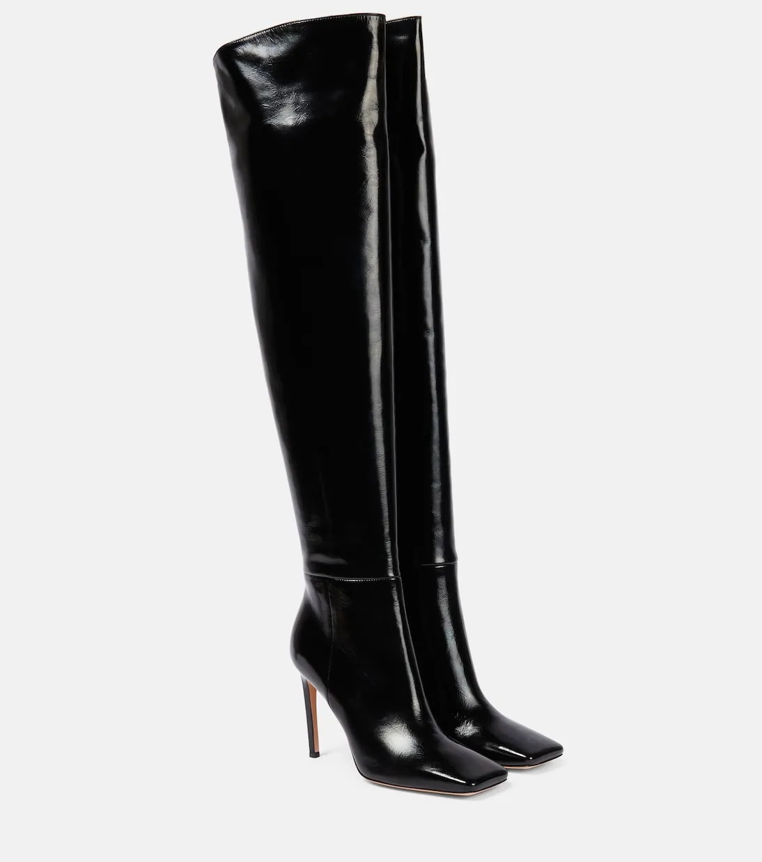 Christina Gianvito Rossi leather boots, black