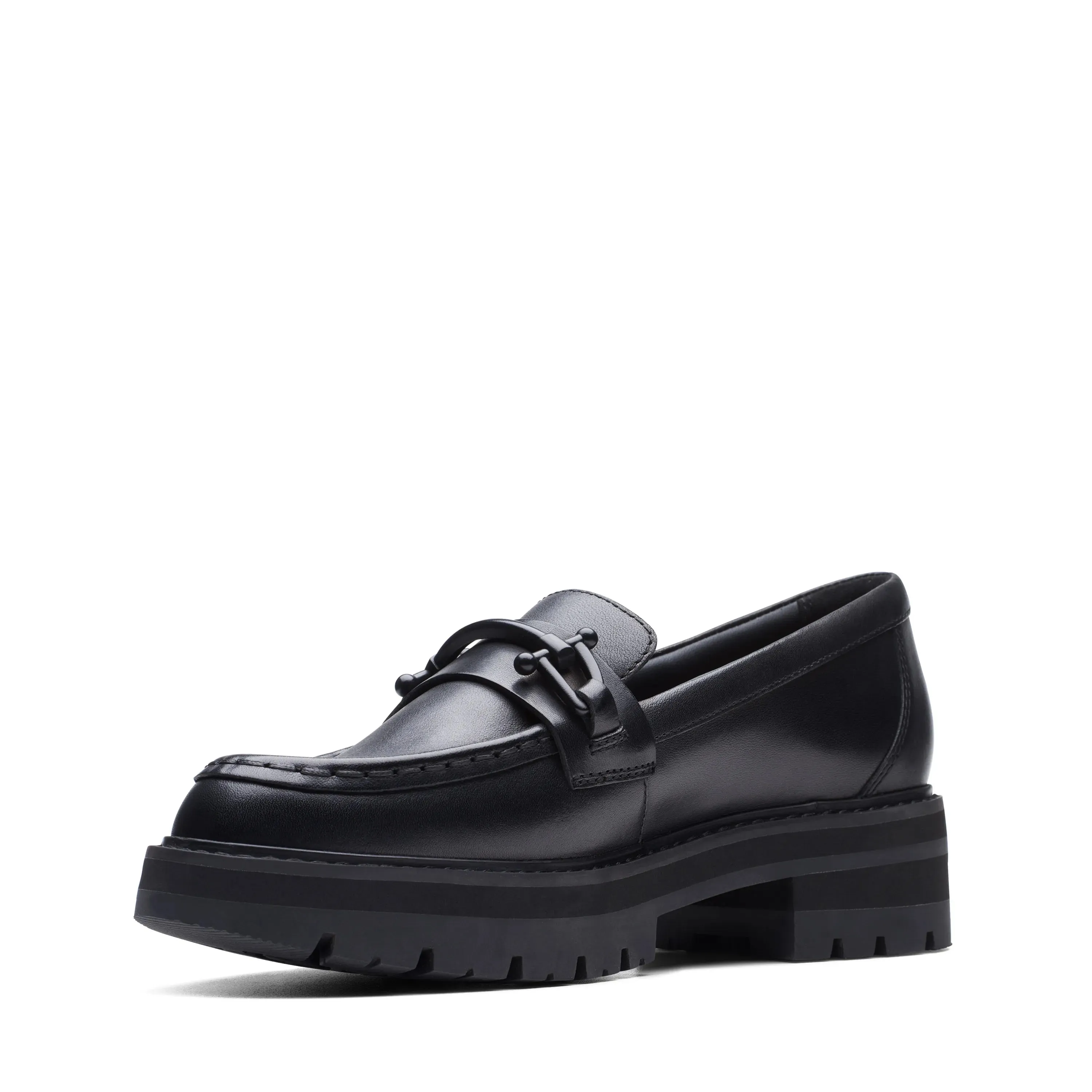 CLARKS | MOCASINES MUJER | ORIANNA BIT BLACK LEATHER | NEGRO