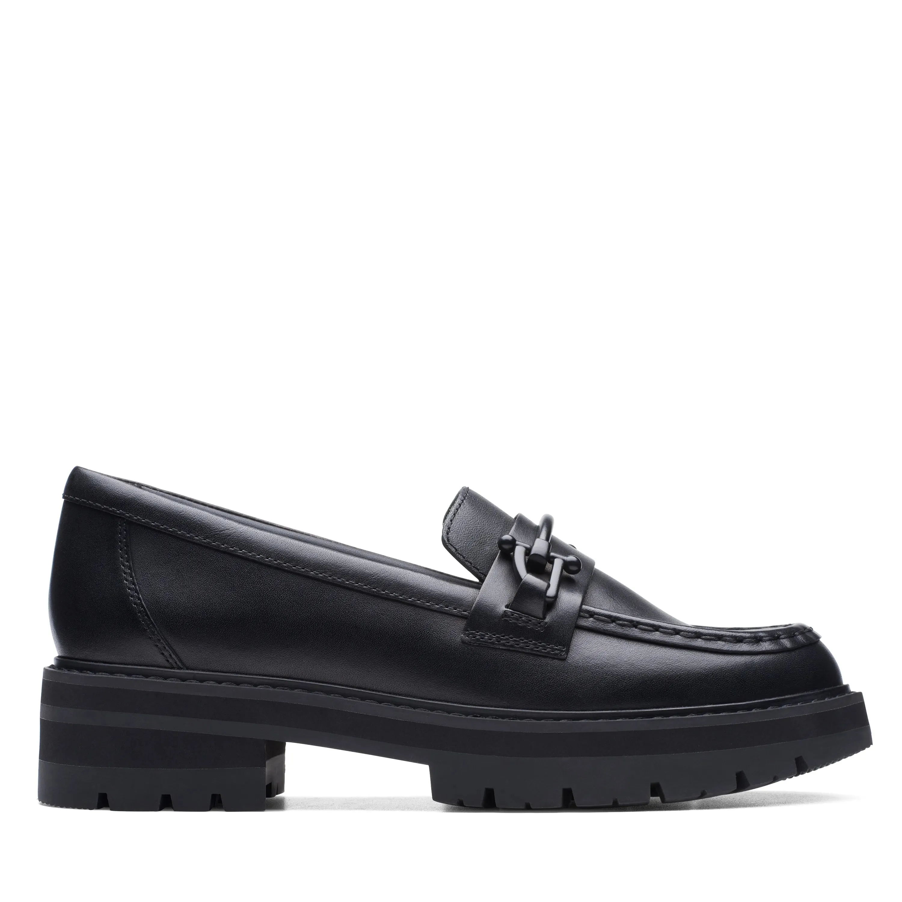 CLARKS | MOCASINES MUJER | ORIANNA BIT BLACK LEATHER | NEGRO