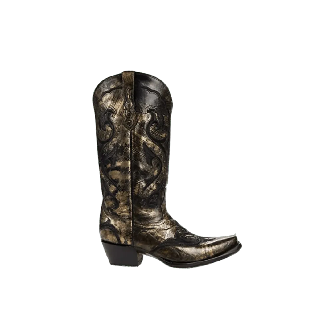 Corral Women's Embroidered With Studs Honey Brown Boots