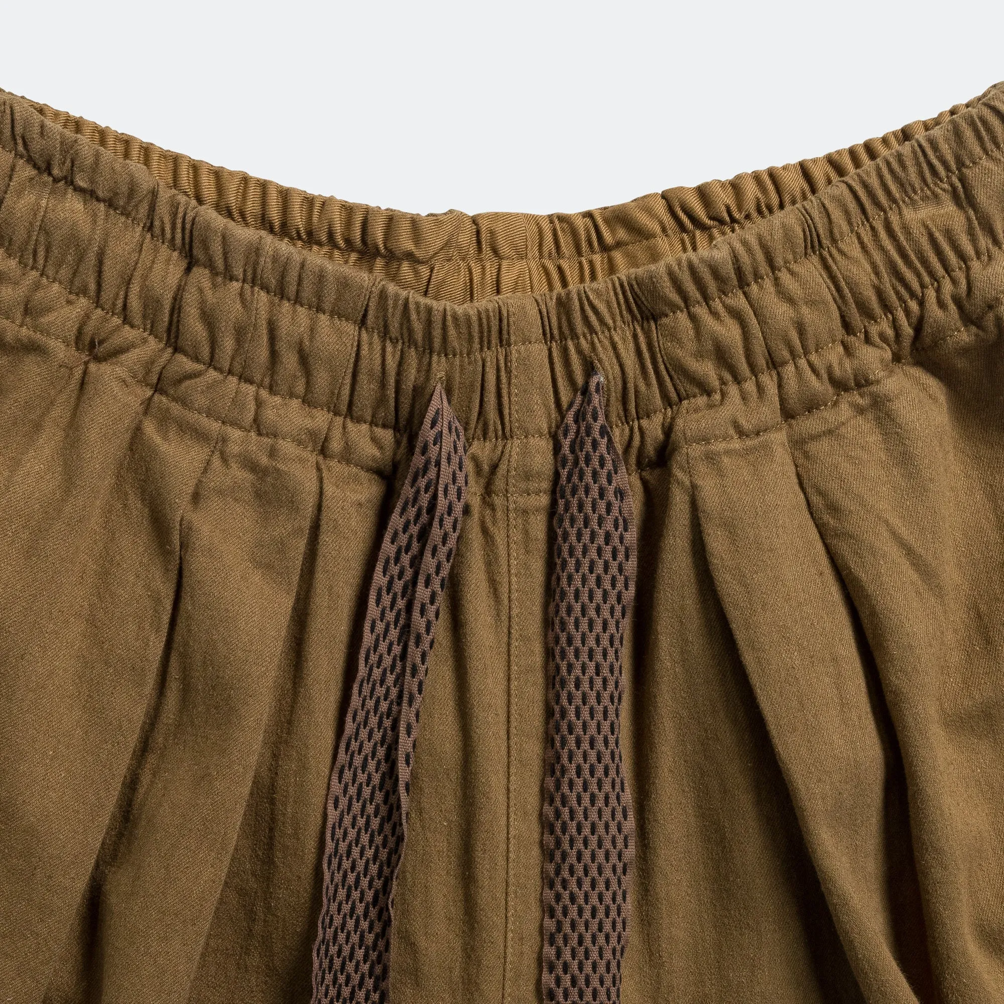 Cotton Linen Twill RUDE Buggy Pants - Khaki