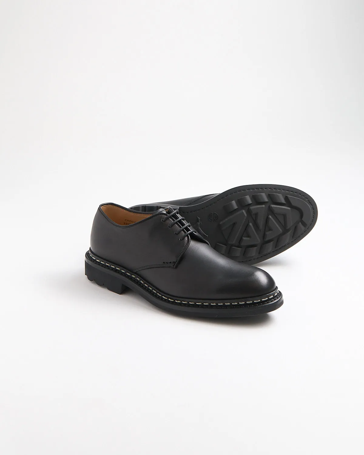 Crocus Reverse Welted Anilcalf Leather Derby Shoes