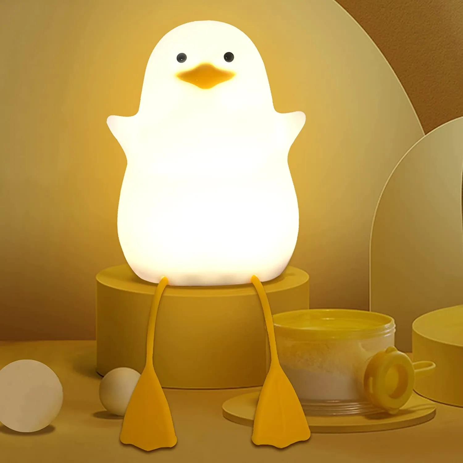 Cute Duck Silicone Night Light