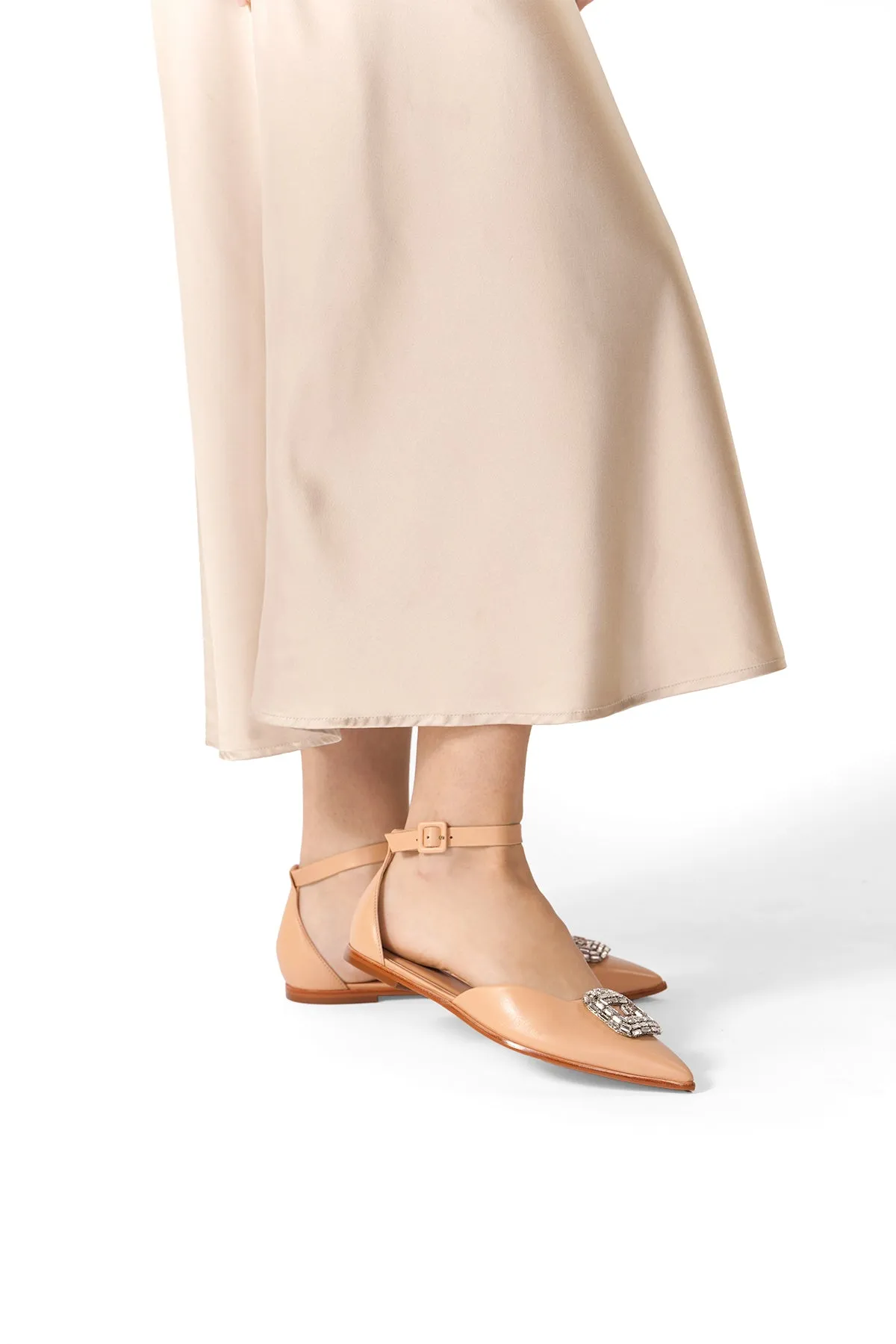 Danica Flat Shoes - Beige