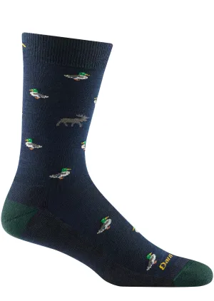 Darn Tough Men's Duck Duck Moose Crew Socks