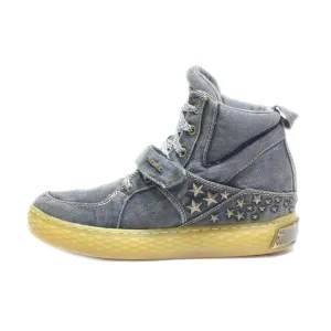 Diesel Ankle Boots Canvas Grey Colour For Women