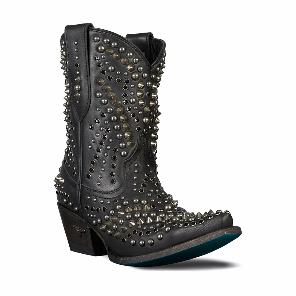 Dolly Studded Snip Toe Cowboy Booties