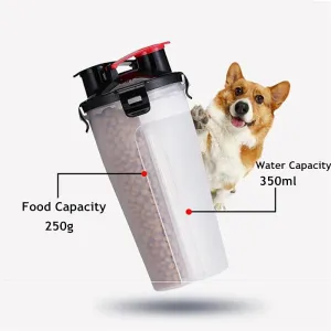 Dual Use Water Food Cup, Portable Folding Bowl