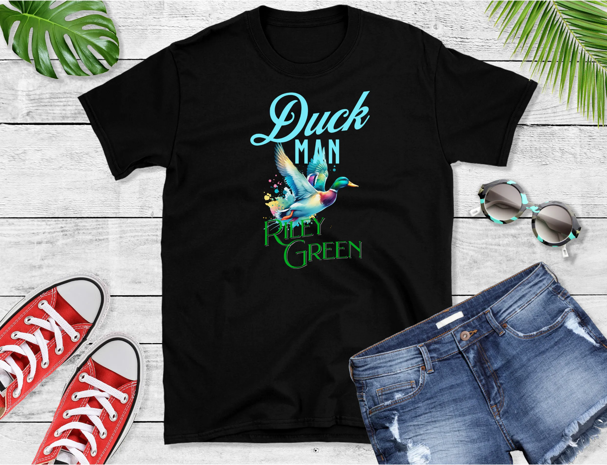 Duck Man T Shirt, Country Shirt, Tour Shirt, Festival Tee, Western T-shirt, Music Shirt, Concert T-Shirt