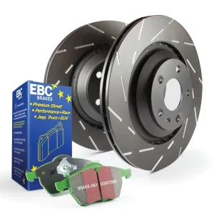 EBC Brakes S2KF1350 S2 Kits Greenstuff 2000 and USR Rotors